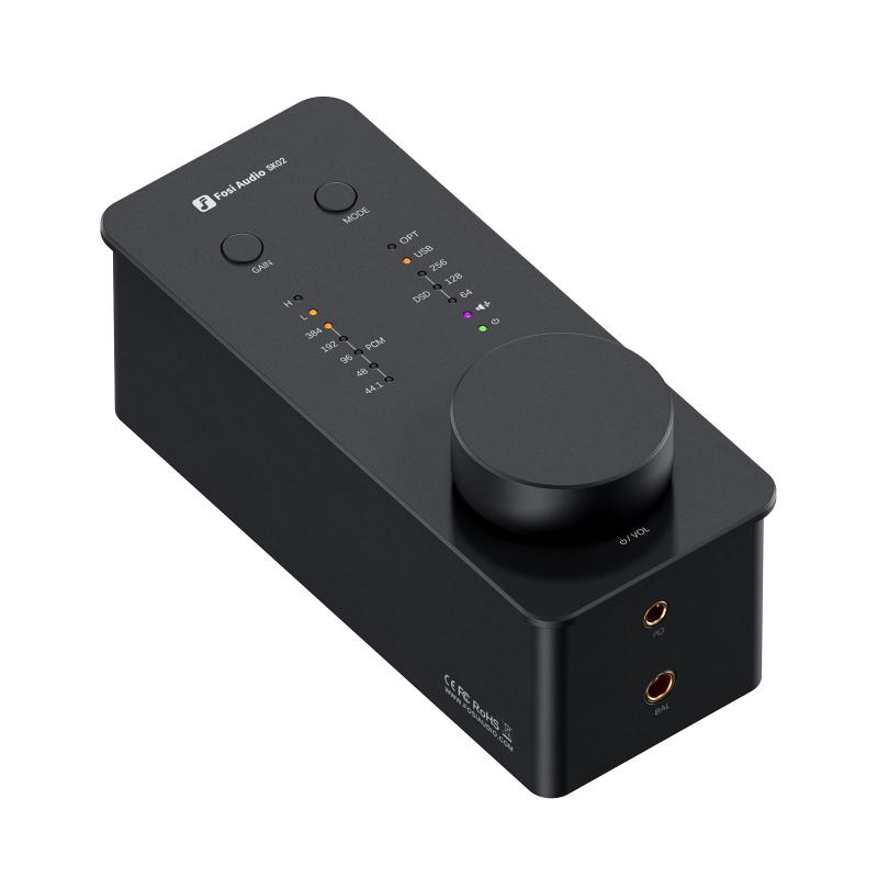 Fosi Audio SK02 DAC アンプ 小型 ヘッドホンアンプ デスクトップ USB C to AUX デジタル アナログオーディオンバータアダプター コンパクト プリアンプ ホームオーディオ 家庭用 光入力 3.5mm 4.4mm バ｜LINEAR shop