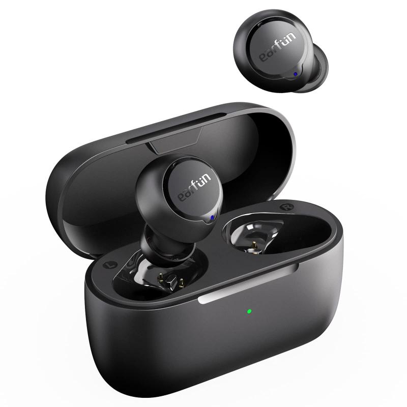 【VGP 2023金賞】EarFun Free 2S Bluetooth 5.2ワイヤレスイヤホン Qualcomm QCC3040心付け書き割り積み上げるaptX 重低音部/ 4-mic \u0026amp; cVc 8.0電話を掛ける時ノイズキャンセリング/ TrueWirel