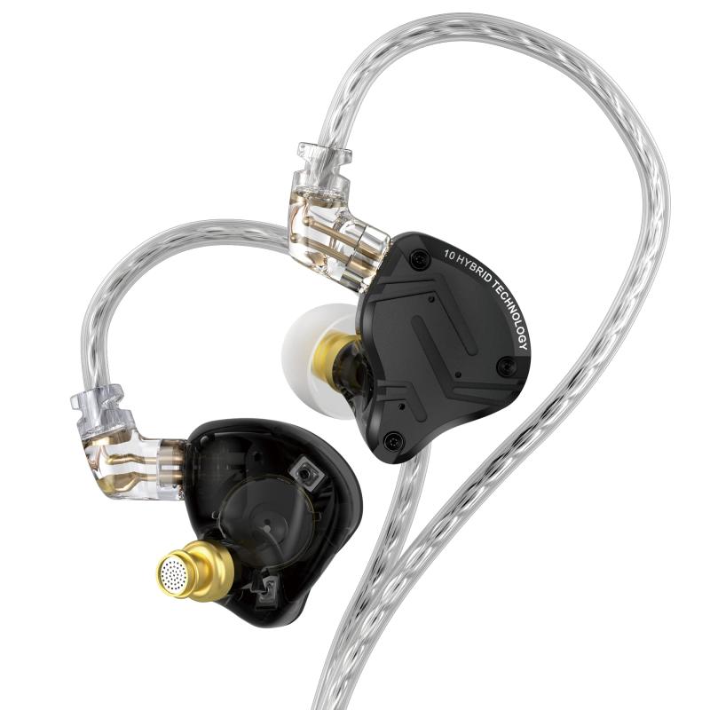 【声遣い重視青写真】KZ ZS10 PRO X イヤ電話機有線 4BA+1DD カナル型 イヤモニ ハイエンド 耳掛け 中華イヤ電話機 先例のない聴取くぐり抜ける/小型軽さ腹積もり/軽銀アロイと脂ハウジング青写真/りケ