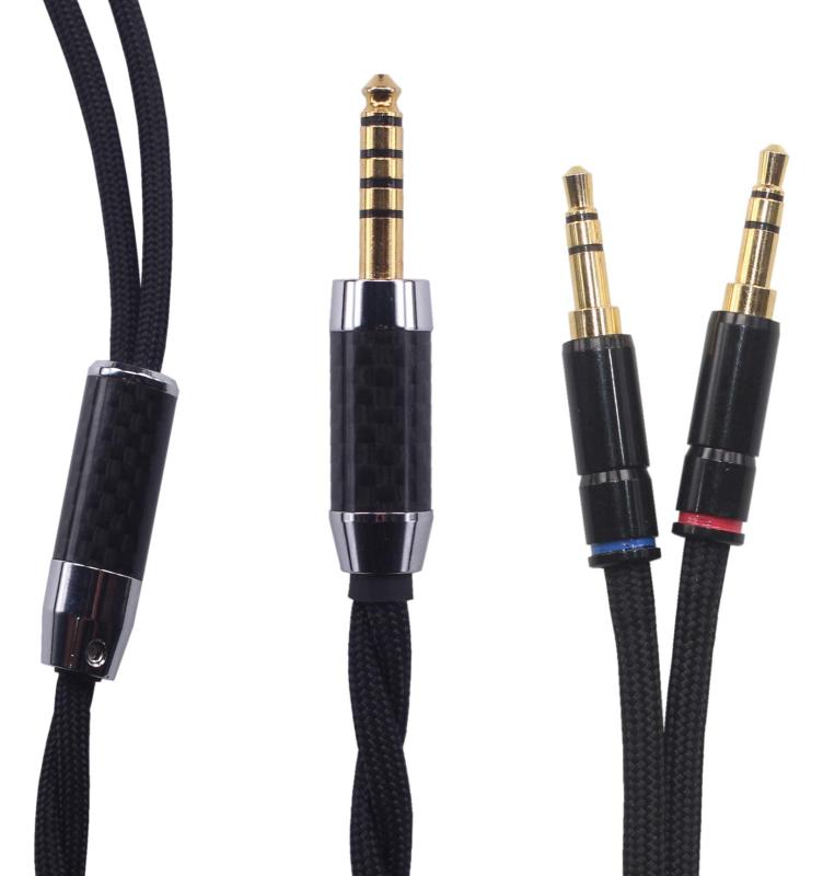 KK CABLE NK-A HIFI 4.4粍 平衡にする牡-2 x 3.5粍変わり種 アップグレードケーブル 取り替えっこ用有線テレビ, Hifiman HE-4xx, Arya SE, HE 6SE, Ananda, Monoprice M1070, B
