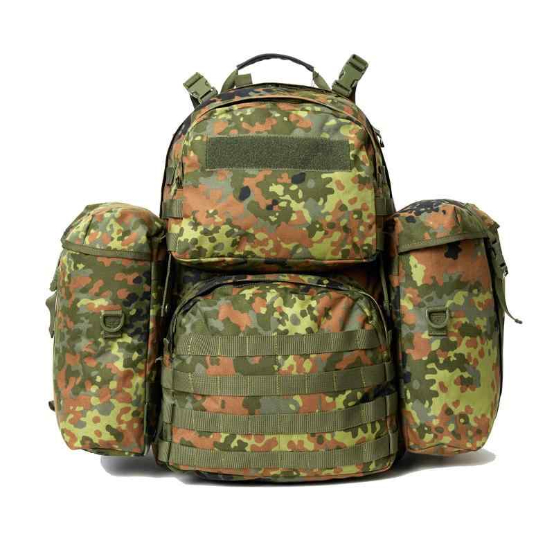 [Akmax.cn] ミリタリー Molle II バックパック アーミー ミディアム リュックサック 50L フレーム 付き アウトドア 登山 キャンプ マルチカム/グリーン｜LINEAR shop