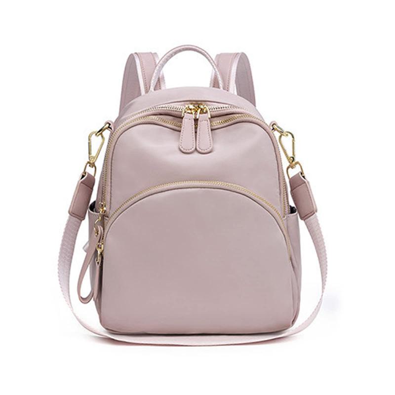 [NICOLE \u0026amp; DORIS] ミニ背嚢 レディース 撥水産業 軽さ 衣嚢数多い 掏摸打つ手うしろ側衣嚢 背嚢 小さめ 好いたらしい ミニバックパック 心地よい 旅する 通い ディパック