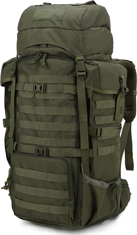 [Mardingtop] キャンプリュック 70L 大電気容量 ミリタリーバックパック S/M/L合わせる ソロキャンプ 山登り背嚢 タクティカルバッグ 大型 アウトドア 軍用 サバゲー