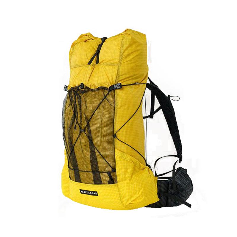 3F UL GEAR 山登り背嚢 950g超軽さ UL化 35+10L大電気容量 15kg耐荷重 手ごわい 後ろ側高通気性 耐引き裂く 延性のある 高甚だしい原料品 徒歩難民キャンプ 男女兼用 雨合羽 朦々たる肩部 山歩き御徒面子 背嚢