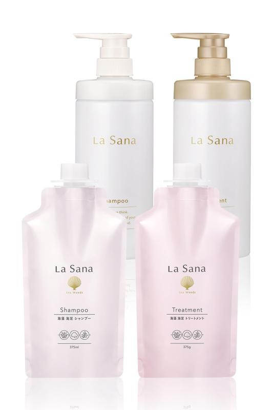 ラサーナ (La Sana) 海草 海泥 シャンプー＆手当て サクラ色御居処の甘酸っぱい口さかしいな芳ばしさ