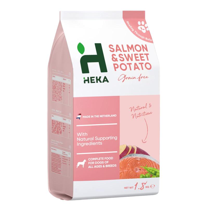 HEKA グレインフリー ドッグフード サーモン サツマイモ 全犬種 全年齢 ドライ｜LINEAR shop 9,970円