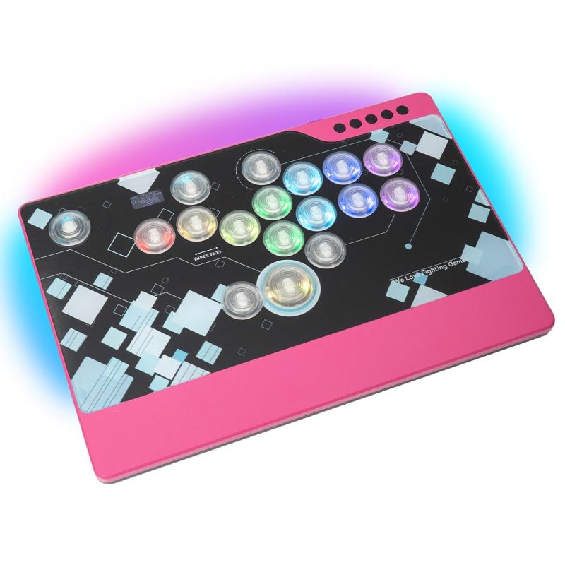 TIKITAKA FTG M3 レバーレスコントローラー 0.5mmの超速発動霞軸 アルミニウム合金フレーム SF6 ストリートファイター専用ゲームコントローラー アーケードスタイル ForPS4/PS3/PC/N Switch2 (M3-霞軸)|LINEAR shop