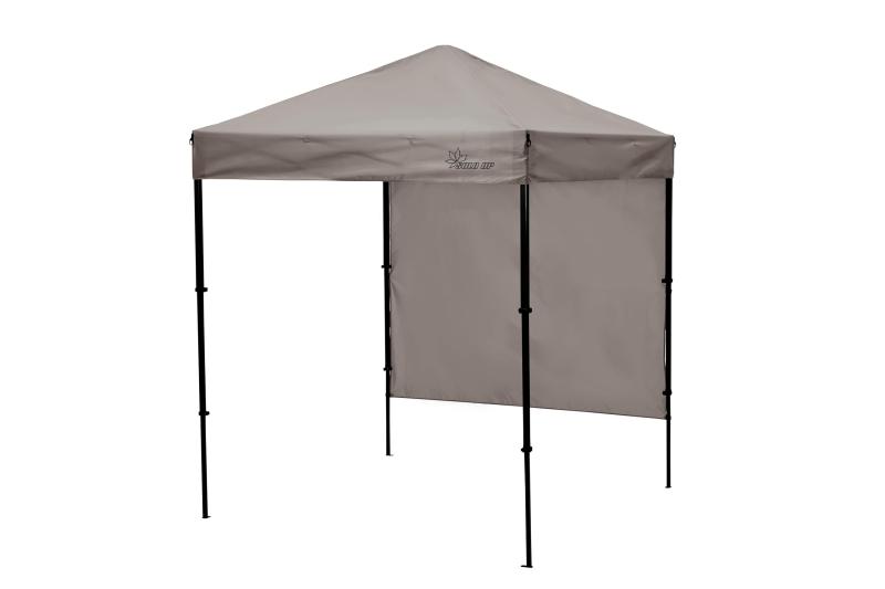 SOLO UP ワンタッチ タープテント ワンアクション タープ キャンプ テント アウトドア サンシェード 横幕付き 2.5m/2.2ｍ/2.0ｍ/1.8m 紫外線カット 遮熱 グレージュ｜LINEAR shop
