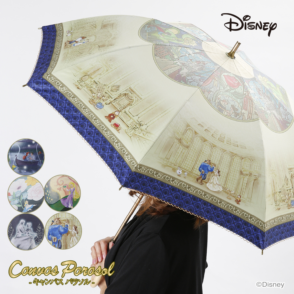 ディズニー,傘,日傘,ミッキー Disney 晴雨兼用日傘 ショートスライド式 50cm キャンバスパラソル,晴雨兼用,かわいい,おしゃれ,長傘,折りたたみ傘,ギフト,プレゼント
