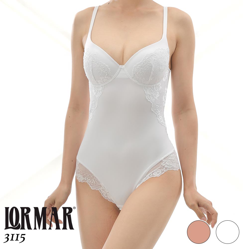 LORMAR ／ ロルマー　EVOLUTION（エボリューション） ボディスーツ イタリア　ボディスーツ 直輸入イタリアインポートランジェリー 2WAYストレッチ マイクロストレッチカップ フラワーレース シームレス