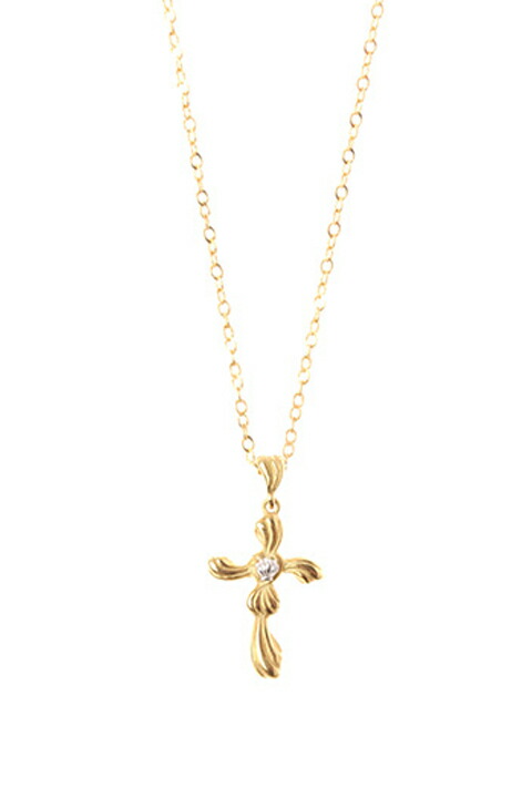 保証書有り　18金　AHKAH/アーカー　クロス　ネックレス 保証書有り 18金 AHKAH/アーカー クロス ネックレス