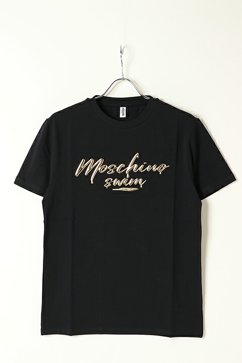 【30%OFFセール】MOSCHINO モスキーノ SWIM GOLDLOGO T-SHIRTS{-BAS}｜link bar