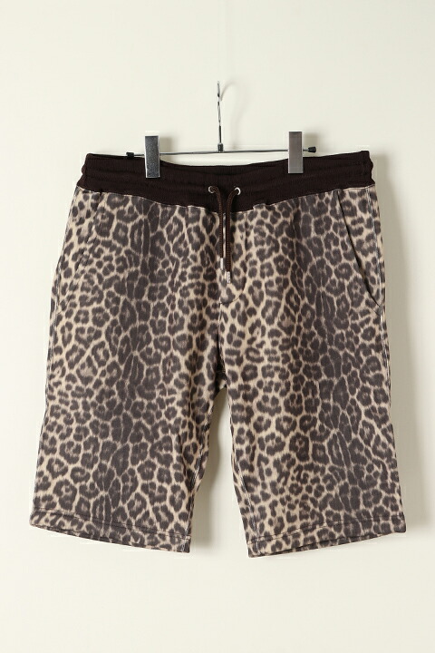▽50%OFFアウトレットセール38,500円→19,250円▽ 1piu1uguale3 ウノピゥウノウグァーレトレ ORIGINAL SPORTS SWEAT LEOPARD EXOTIC SHORTS{MPR079-PCT004-29-AES}|link bar