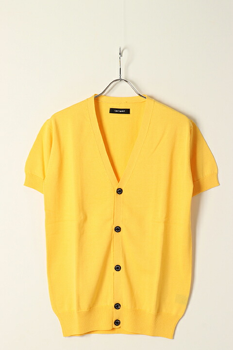 【40%OFF大売り出し】1piu1uguale3 ウノピゥウノウグァーレトレ GIZA COTTON S/S V CARDIGAN{MRK044-COT135-33-AFS}