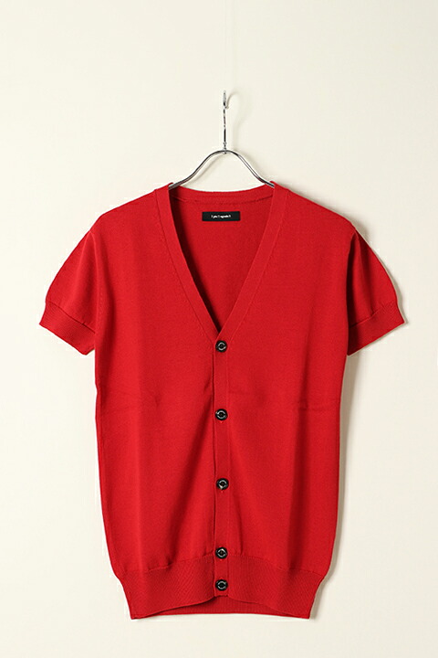 【40%OFFセール】1piu1uguale3 ウノピゥウノウグァーレトレ GIZA COTTON S/S V CARDIGAN{MRK044-COT135-45-AFS} 18,790円