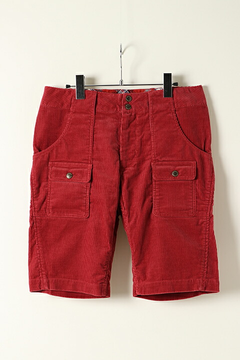 ▽60%OFFアウトレットセール41,800円→16,720円▽ 1piu1uguale3 ウノピゥウノウグァーレトレ CORDUROY by GIRMES MADE IN GERMANY 3D BUSH SHORTS{MRP050-COT056-45-ADS}