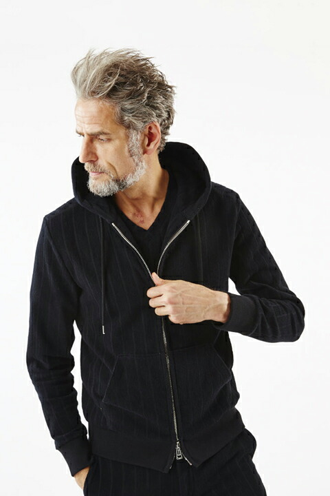 【40%OFF大売り出し】1piu1uguale3 ウノピゥウノウグァーレトレ IMABARI TOWEL JERSEY【SHADOW STRIPE】TOWEL ZIP PARKA{MRB197-CTU136-H99-AGS}