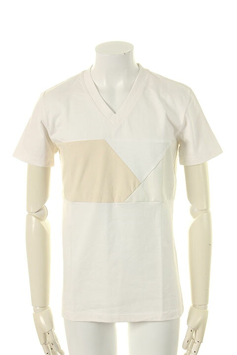 【30%OFFセール】1piu1uguale3 ウノピゥウノウグァーレトレ CRAZY CUTTING JERSEY CRAZY FRONT T{MRT110-OVR005-10-AGS}｜link bar