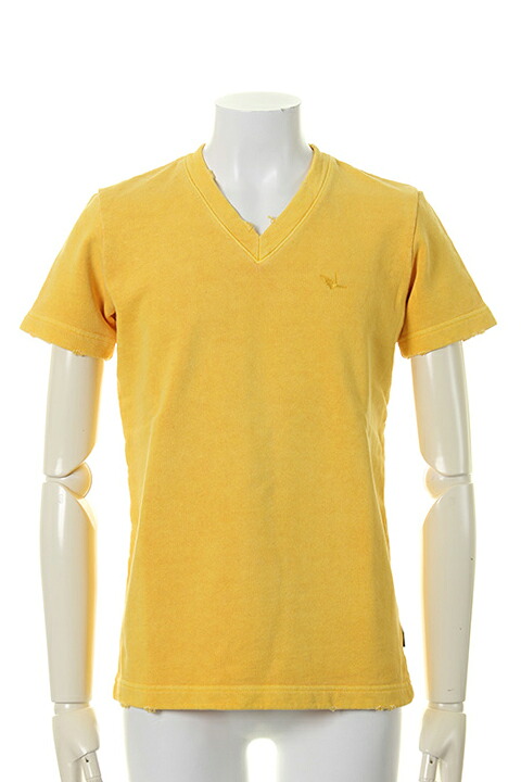 【30%OFFセール】1piu1uguale3 ウノピゥウノウグァーレトレ AMERICAN DRY SWEAT STONE DAMAGE V-NECK{MRT150-COT226-33-AHS}|link bar