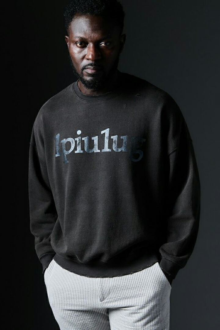 【30%OFFセール】1piu1uguale3 ウノピゥウノウグァーレトレ 113 L/S VINTAGE CREW SWEAT{-BES}