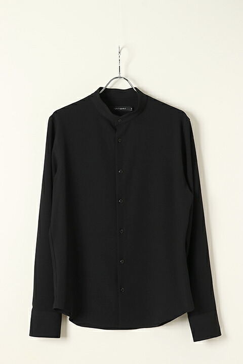 【30%OFFセール】1piu1uguale3 ウノピゥウノウグァーレトレ NO COLLAR SHIRT / SOFT SHARK 2WAY{MRS148-POE296-99-BBS}｜link bar