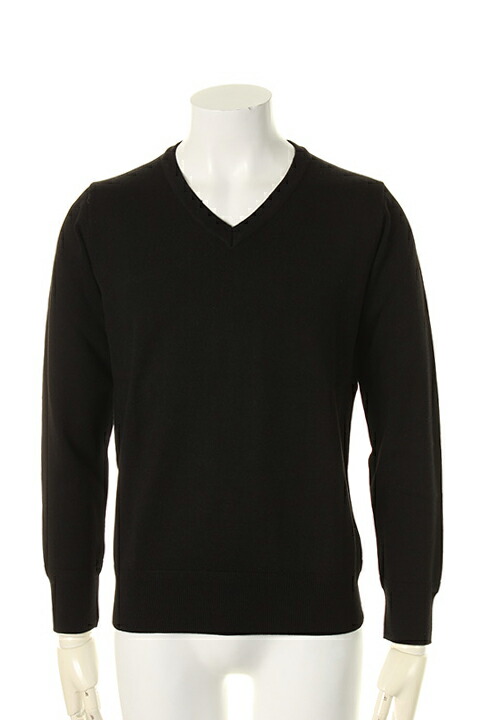 9200 by attack the mind 7 キュウセンニヒャク by アタックザマインドセブン Air Wool V Neck pullover Premium{-AFA} ニット・セーター-トップス-メンズファッション
