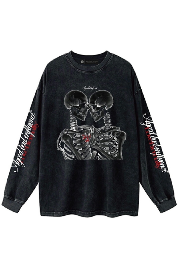 【20%OFFセール】a good bad influence アグッドバッドインフルエンス LOVE ETERNALLY L/S T-SHIRT{-BES}