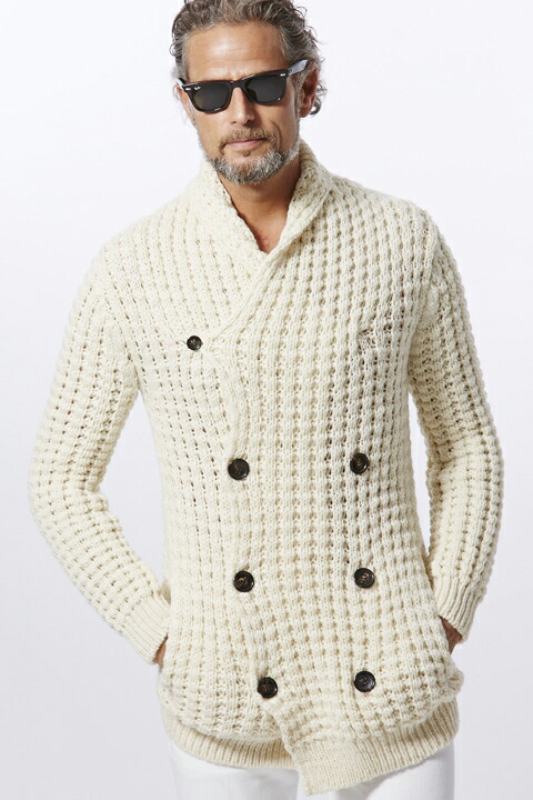 【30%OFFセール】AKM エイケイエム ENGLISH WOOL SHAWL P COAT{-AEA}