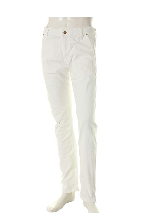 【30%OFFセール】AKM エイケイエム STRETCH PATCH LEE CRASH TAPERED SLIM{-AEA}