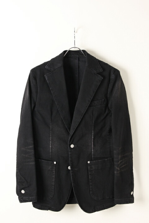 【30%OFF大売り出し】AKM エイケイエム ULTRA STRETCH DENIM 12.3薬局衡オンス 2B JKT{B333-CNU147-DN99-AIA}