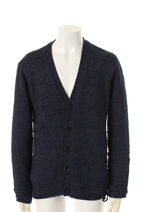 【50%OFFセール】ISAMU KATAYAMA BACKLASH イサムカタヤマバックラッシュ コットンドライブ編みニットカーディガン{-AGS} 16,170円