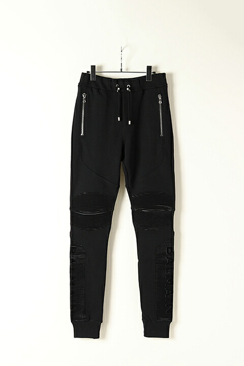 【30%OFFセール】BALMAIN バルマン BH2 PANTS SWEAT 3D PIN-TUCK{-BJA}｜link bar