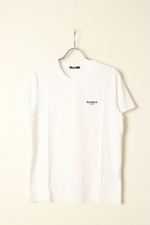 【20%OFFセール】BALMAIN バルマン Balmainロゴ エコ コットンTシャツ{-BCS}｜link bar