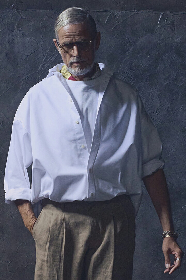 【10%OFFセール】junhashimoto ジュンハシモト MEGA BIG SHIRTS{-BFS}｜link bar