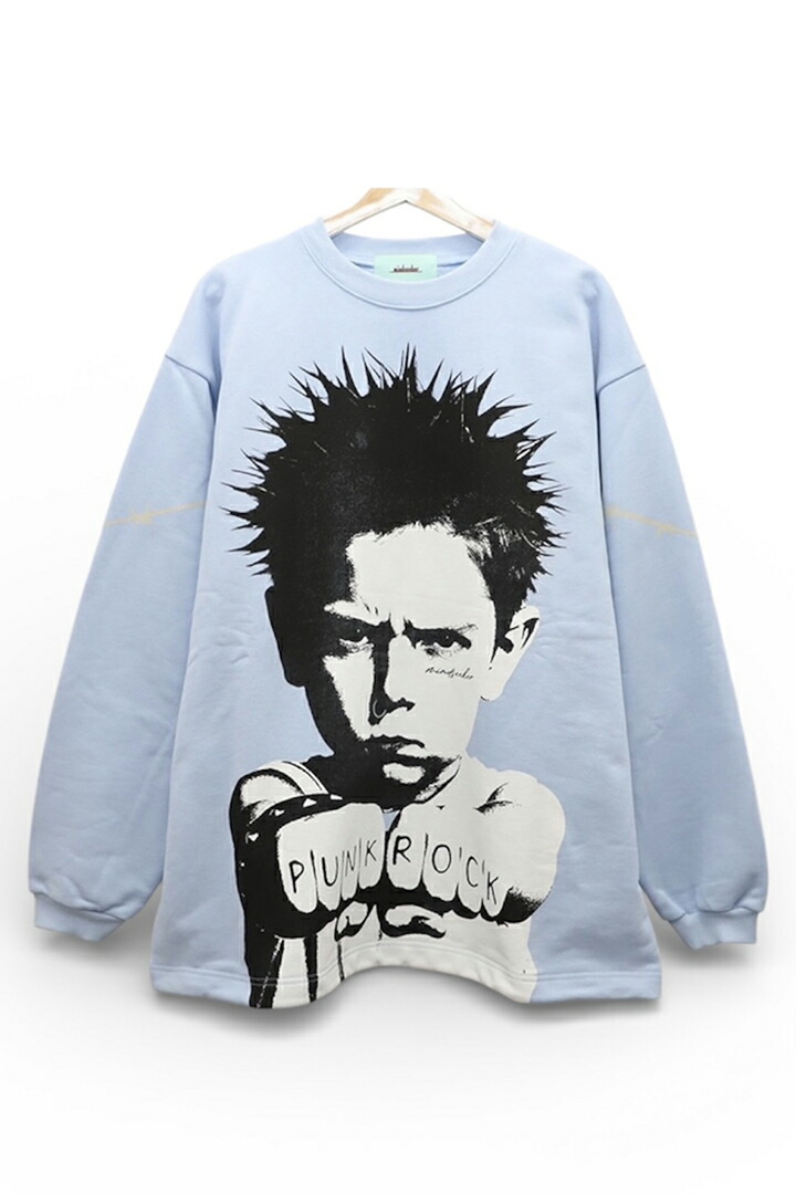 【10%OFFセール】mindseeker マインドシーカー Punk Boy Crewneck{-BFS}｜link bar