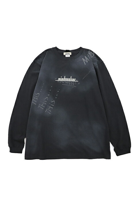 【30%OFFセール】mindseeker マインドシーカー HAND GRAFFITI L/S TEE{-BCS}