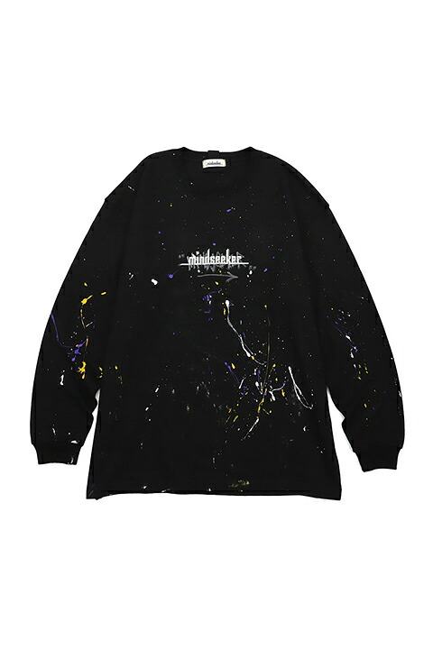 【30%OFFセール】mindseeker マインドシーカー HAND PAINT & GRAFFITI L/S TEE{-BCS}