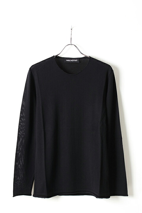 【40%OFFセール】Neil Barrett ニールバレット WOOl SILK CASHMERE F.16 RAW EDGE JUMPER{PBMA140-3653-01-AHA}