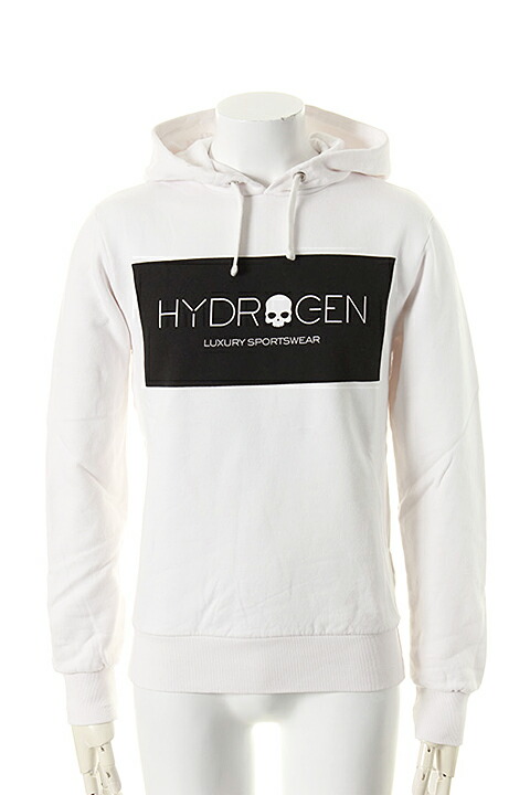 【30%OFFセール】HYDROGEN ハイドロゲン LOGO HOODIE{210-10119001-100-AEA}|link bar