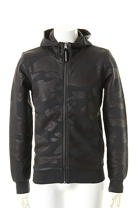 HYDROGEN ハイドロゲン BLACK CAMO HOODIE ZIP{210-10540005-155-AEA}|link bar
