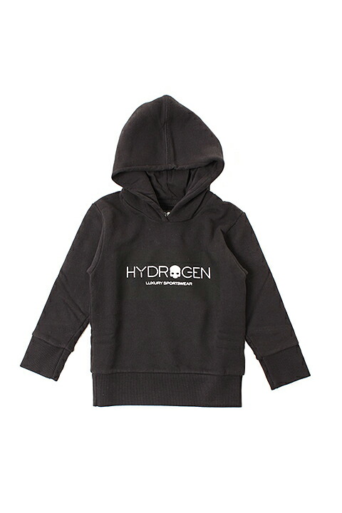 ★KIDS/BABY★ HYDROGEN KIDS ハイドロ遺伝因子 キッズ LOGO HOODIE{212-10119001-150-AEA}