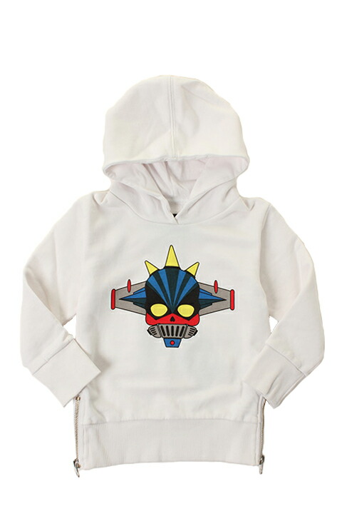 ★KIDS/BABY★ HYDROGEN KIDS ハイドロ遺伝因子 キッズ H-ROBOT HOODIE{212-10519001-100-AEA}