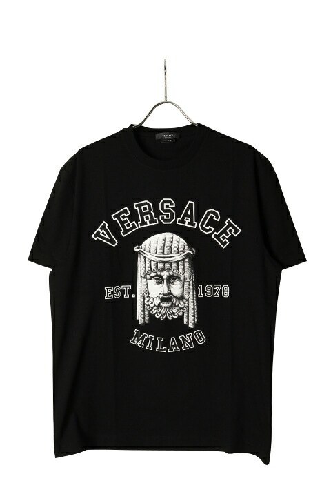 【20%OFFセール】VERSACE ヴェルサーチ T-Shirt{1009466-1A06895-1B000-BCS}｜link bar
