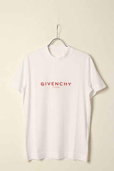 【GIVENCHY】パッチ付きジャージー-スリムTシャツ SOLD}GIVENCHY ジバンシィ プリント入りジャージー スリムT