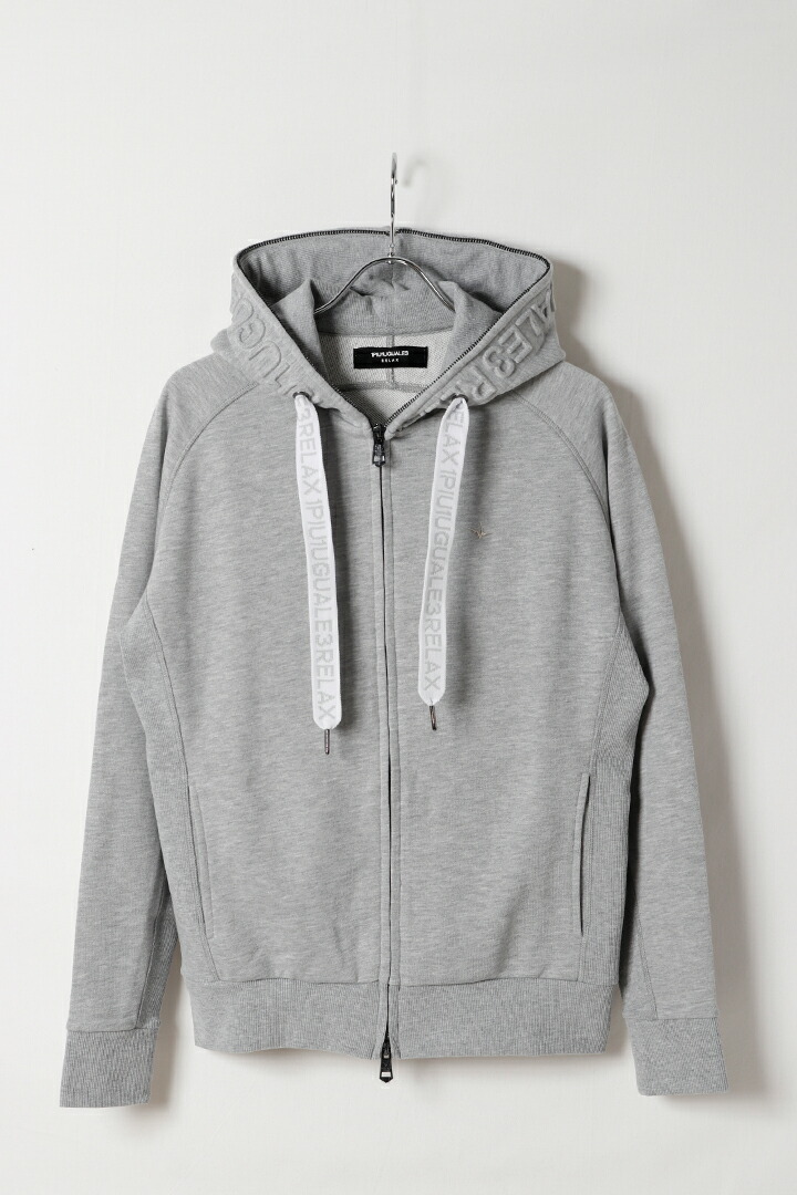 【10%OFFセール】1piu1uguale3 RELAX ウノピゥウノウグァーレトレ リラックス HOOD EMBOSSED LOGO HOODIE{-BFS}｜link bar