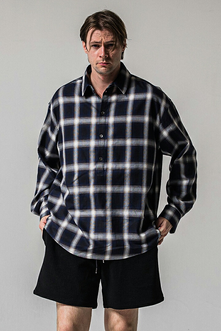RESOUND CLOTHING リサウンドクロージング pull jack shirts{-BFS}｜link bar