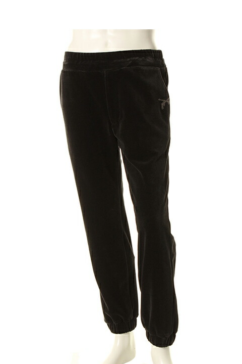 【30%OFFセール】roarguns ロアーガンズ "PISTOL" SWAROVSKI CRYSTAL TURPAN COTTON VELVET PANTS{-ADA}｜link bar
