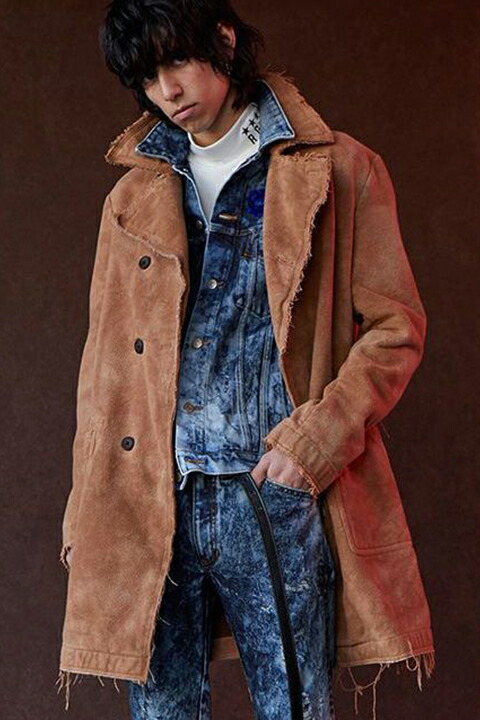 【50%OFFセール】roarguns ロアーガンズ HOT FIX COTTON FLEECE COAT{-AHA}