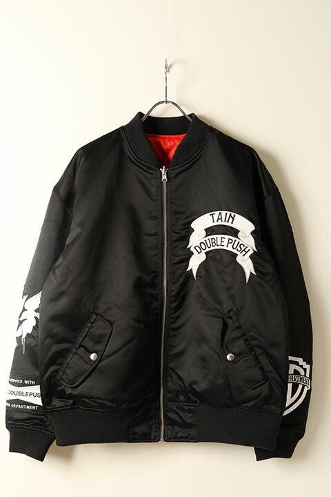 TAIN DOUBLE PUSH タインダブルプッシュ リバーシブル　パーカー TAIN DOUBLE PUSH/タインダブルプッシュ/Exc. KNIT HOODIE | ROYAL