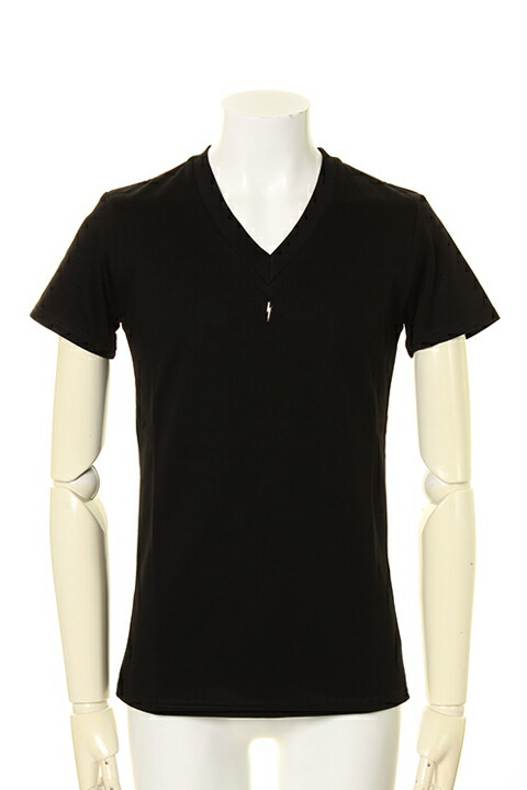 under bar アンダーバー 【under bar Limited】V-Neck S/S Silver Thunderbolt{-AGS}